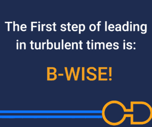 Graphic Image O.D - The First step of leading in turbulent times